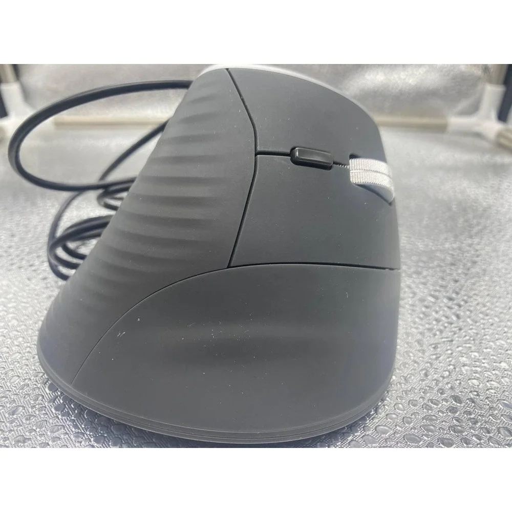 Nulea M504‎ Wired RGB Vertical Mouse Ergonomic USB PC Mac Black Grey W1027E7B
